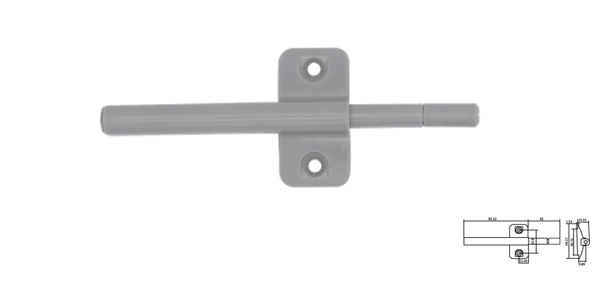 Rebound Device with Wing,Push Bottom